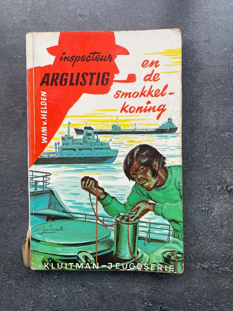 Inspecteur Arglistig en de smokkelkoning van Wim van Helden, Boeken, Ophalen, Gelezen, Fictie