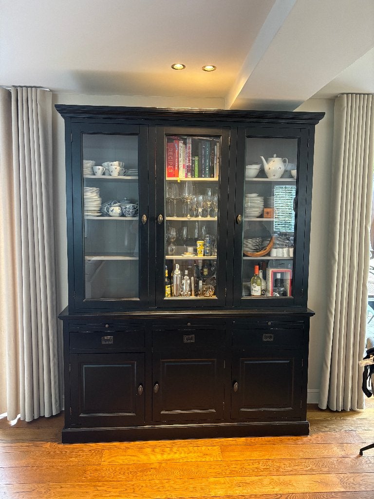 3 delige buffet / vitrine kast 226 x 175 x 45 (H x B x D), Huis en Inrichting, Kasten | Buffetkasten, Ophalen, Gebruikt, 200 cm of meer