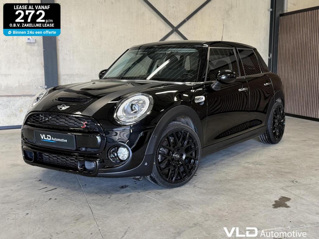 Mini 2.0 Cooper S JCW Carplay Led Sfeer Cruise Cam Pdc 192PK, 1998 cc, Gebruikt, Leder en Stof, Zwart