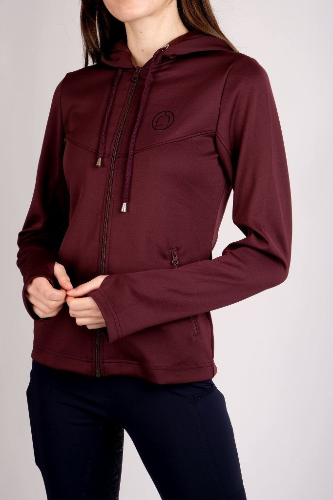 Montar Holy Softshell Jas, Plum bordeaux rood, maat S / M, Dressuur, Nieuw, Ophalen of Verzenden, Dames