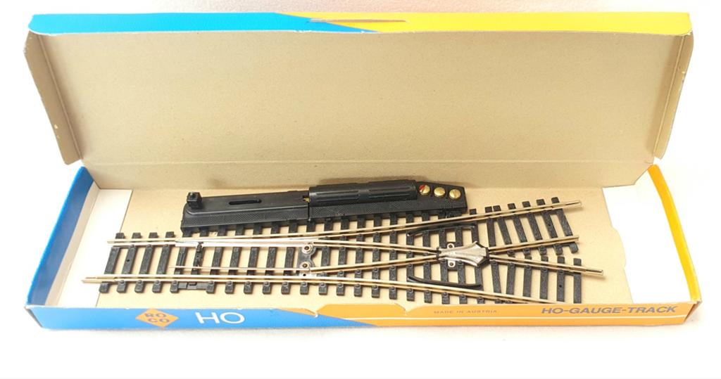 Roco HO 1:87 Electrische Symmetrische Wissel NS 4527 Nieuw!, Hobby en Vrije tijd, Modeltreinen | H0, Gelijkstroom, Nieuw, Rails