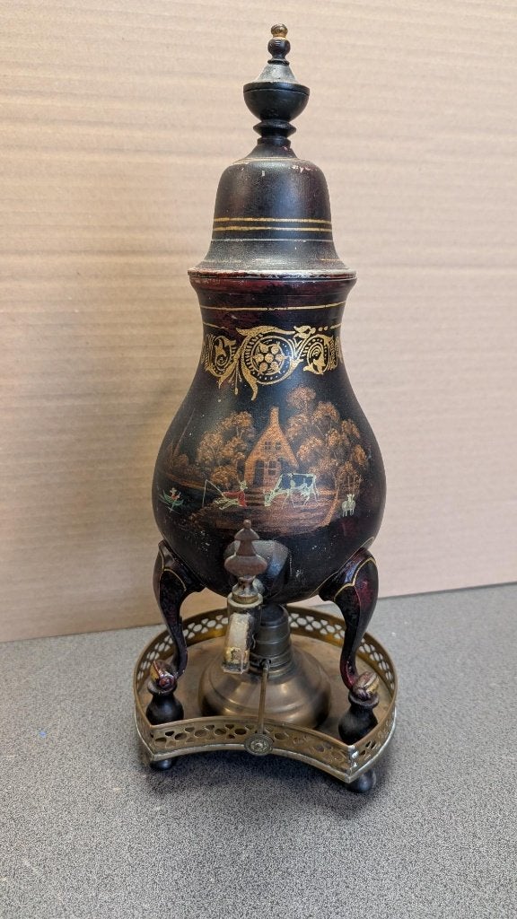 Antieke Hollandse kraantjeskan, Antiek en Kunst, Antiek | Tin, Ophalen of Verzenden