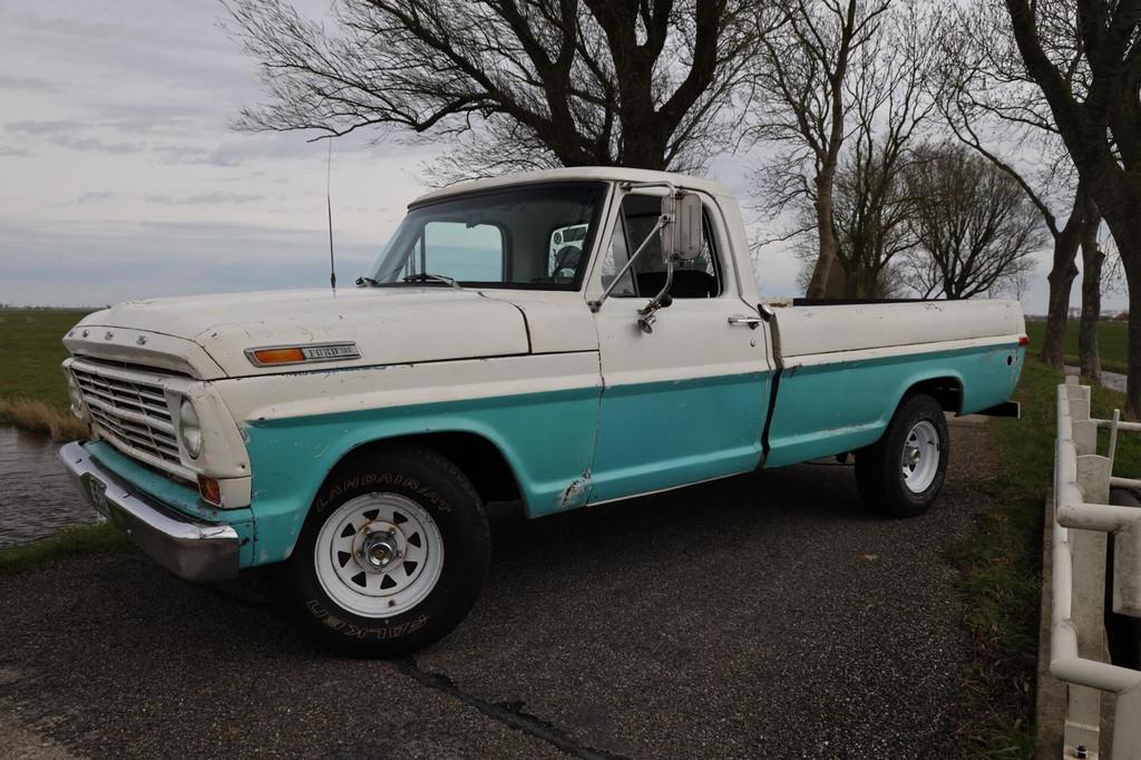 Ford F100 1969 460CUI|2WD|Edelbrock|C6|400 PK!|, Auto's, Automaat, Achterwielaandrijving, 7538 cc, Bedrijf