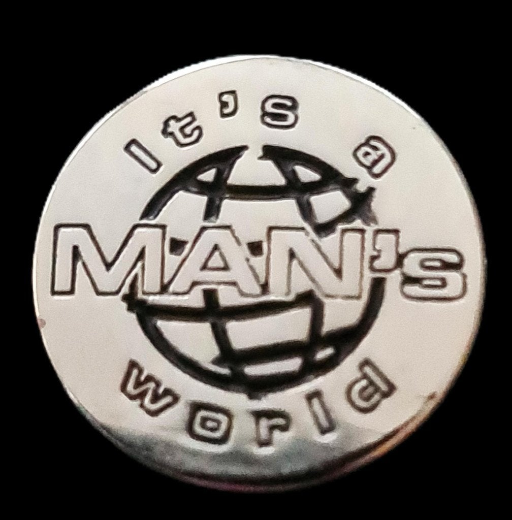M.A.N. 'It's MAN's World pin, Verzenden, Nieuw, Transport, Speldje of Pin
