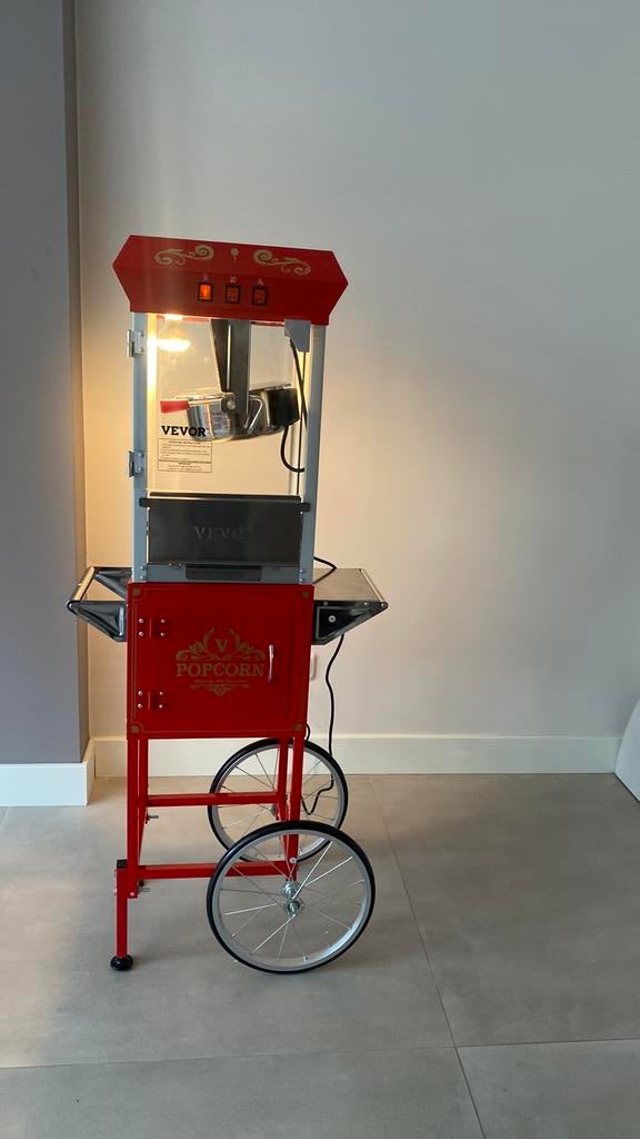 GOEDKOOP Verhuur VEVOR professioneel popcornmachine NIEUW, Ophalen, Zo goed als nieuw, Overige