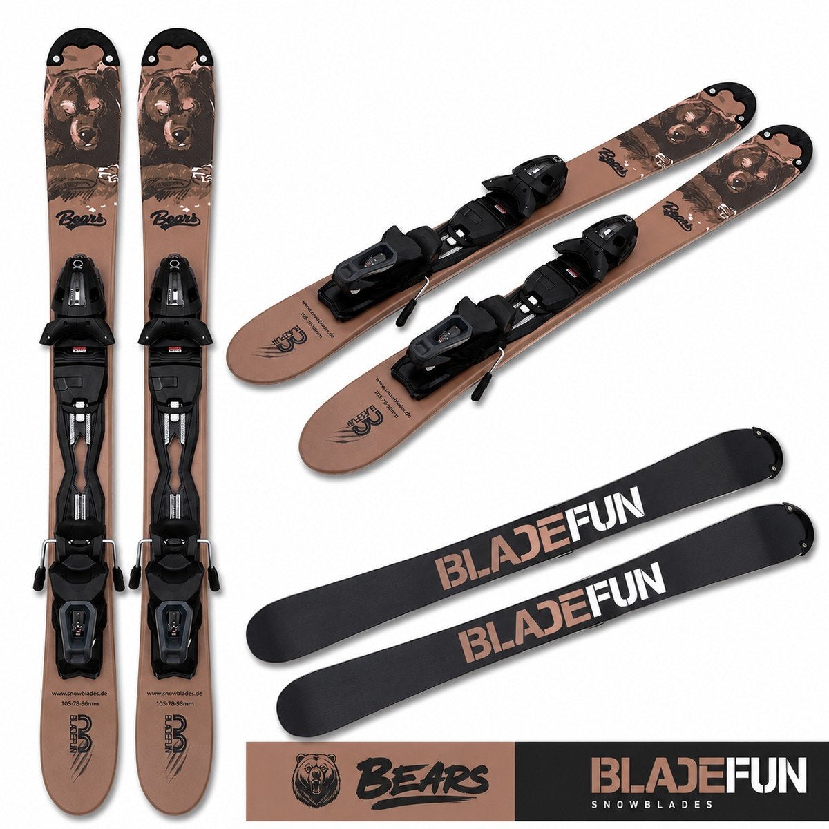 Nieuwe Snowblades Model 2025 – 94cm, 99cm & 125cm, Overige merken, Nieuw, Ophalen of Verzenden, Carve
