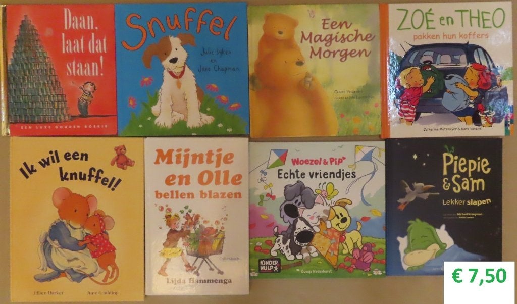 Stapel snoezige voorleesboeken kleuters; in 1 koop € 7,50, Boeken, Kinderboeken | Kleuters, Gelezen, Fictie algemeen, Jongen of Meisje