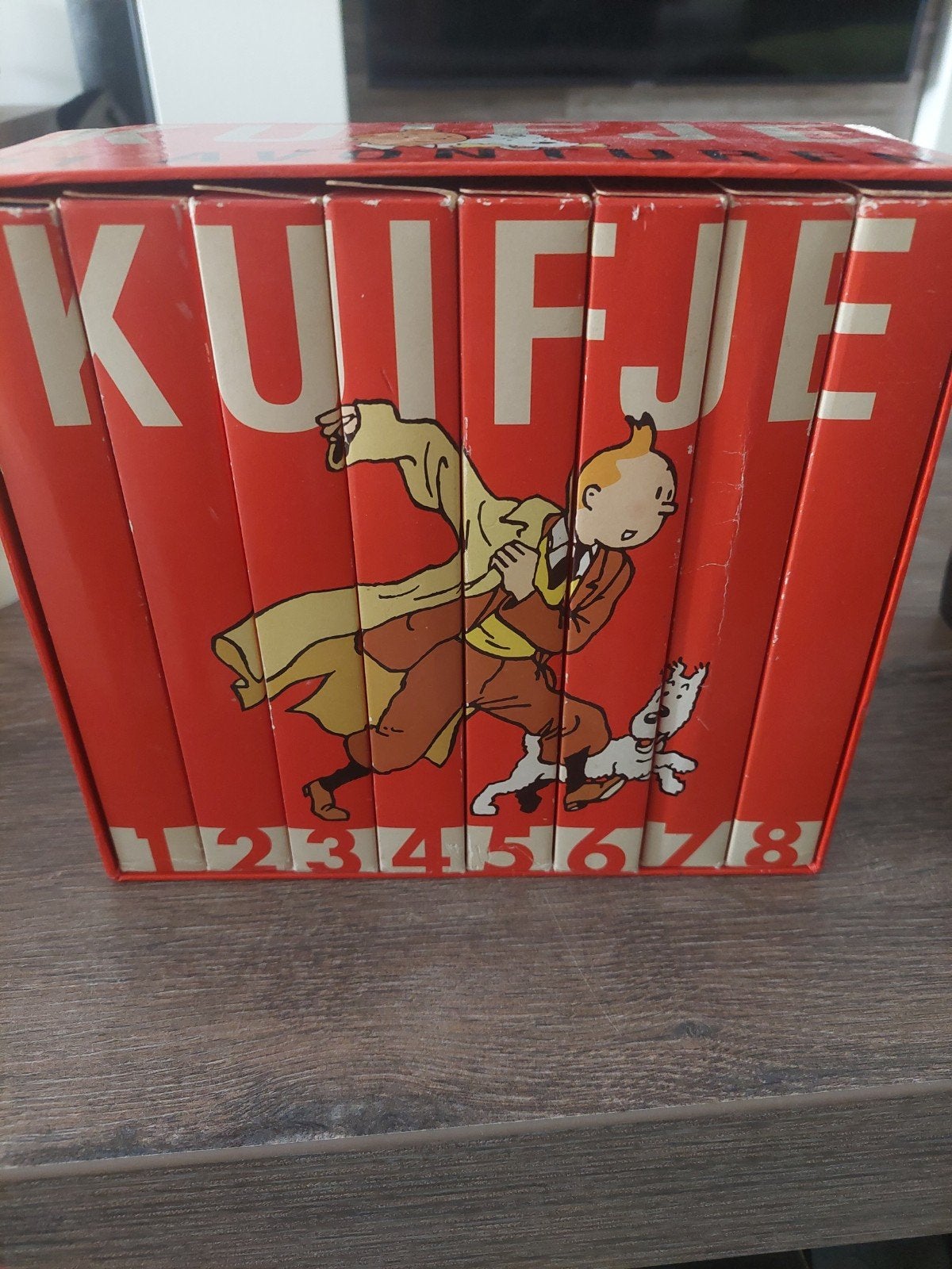 serie Kuifje 8 delig op videobanden, Ophalen of Verzenden, Zo goed als nieuw, Overige