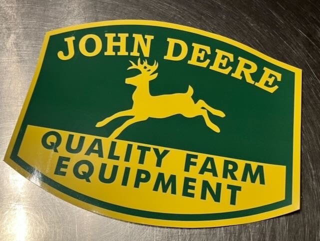 JOHN  DEERE  sticker  25  19,5 cm, Ophalen of Verzenden
