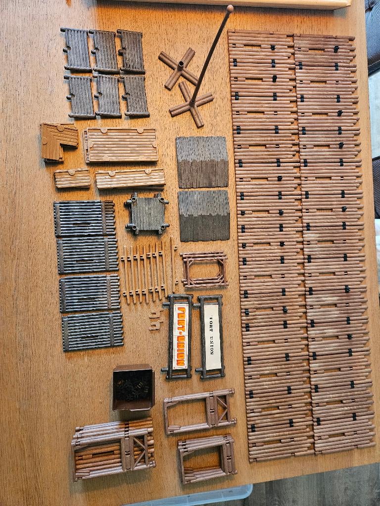 Vintage Playmobilfort met toebehoren, Kinderen en Baby's, Speelgoed | Playmobil, Gebruikt, Complete set, Ophalen of Verzenden