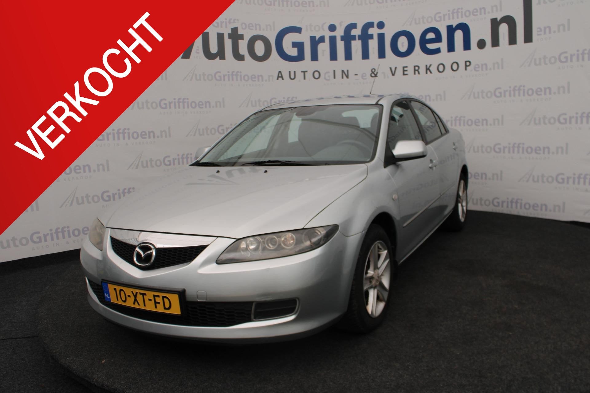 Mazda 6 Sport 1.8i Touring dealeronderhouden met NAP, Auto's, Xenon verlichting, Stof, Gebruikt, Zwart