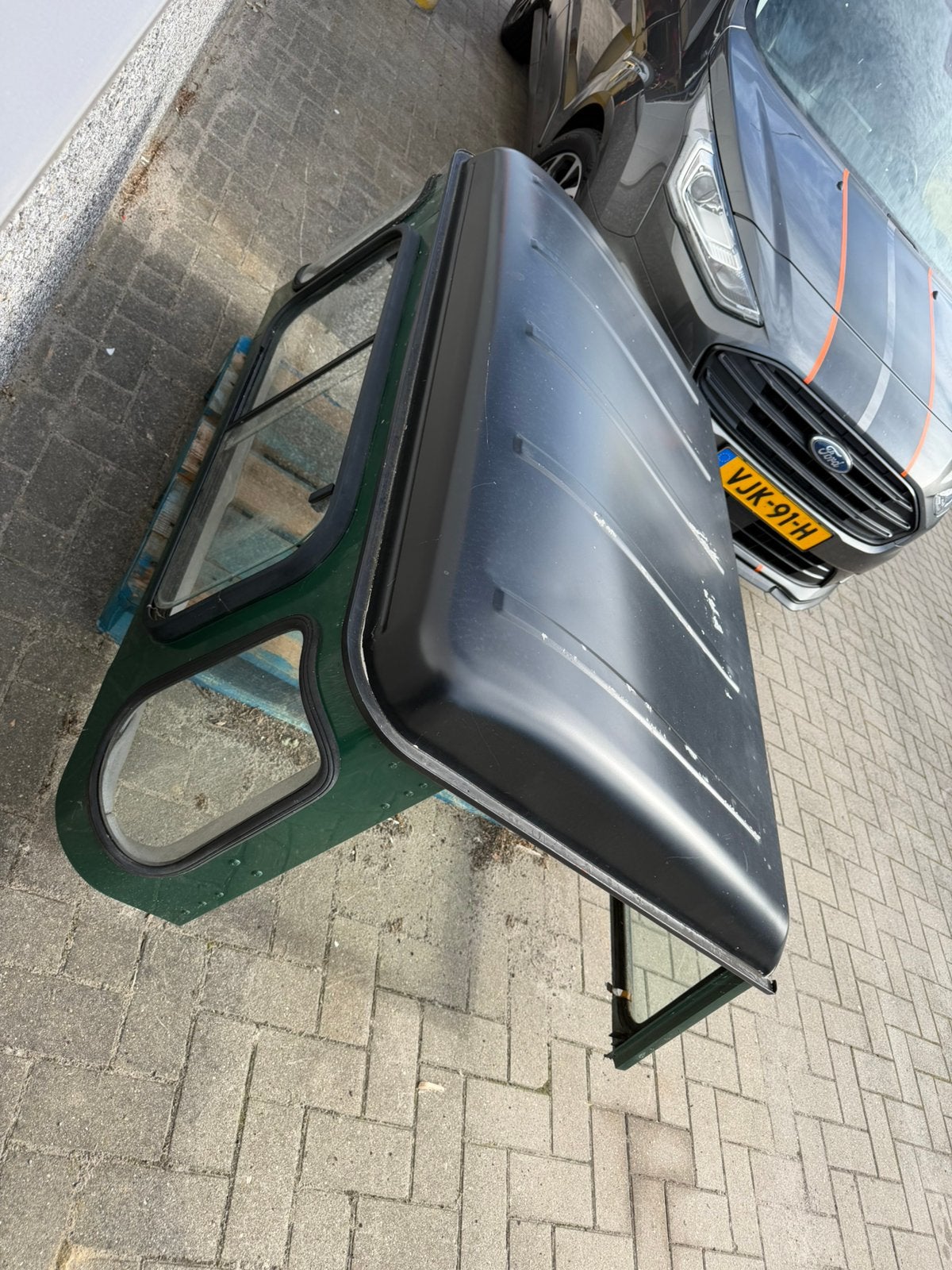 Land rover defender Tdci pickup dak / truckcab, Auto-onderdelen, Carrosserie en Plaatwerk, Ophalen, Achter, Land Rover, Spatbord