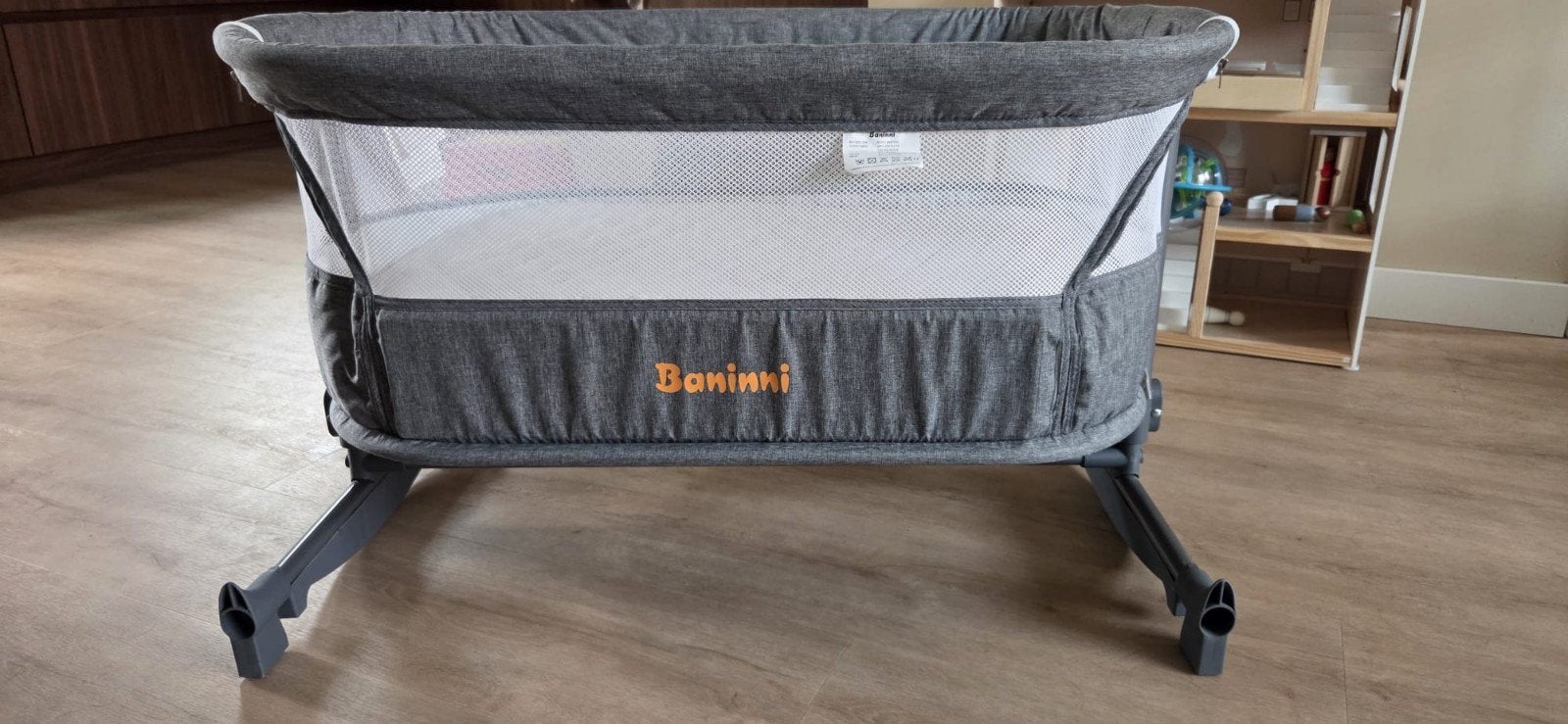 Baninni Wieg/Co-sleeper met De Rubbe matras, Ophalen, Zo goed als nieuw, Wieg