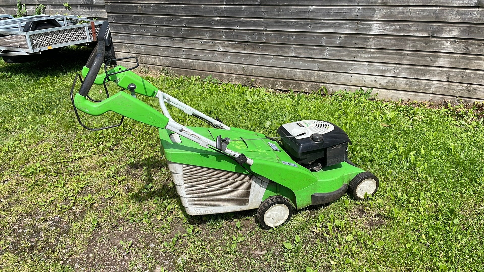 VIKING (stihl) motormaaier, Tuin en Terras, Ophalen, Cirkelmaaier, Gebruikt, Opvangbak