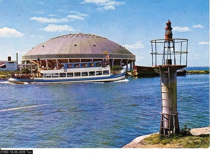 Ansichtkaart 	Harderwijk	Dolfinarium	en ingang Haven, Verzenden, 1960 tot 1980, Gelopen, Gelderland