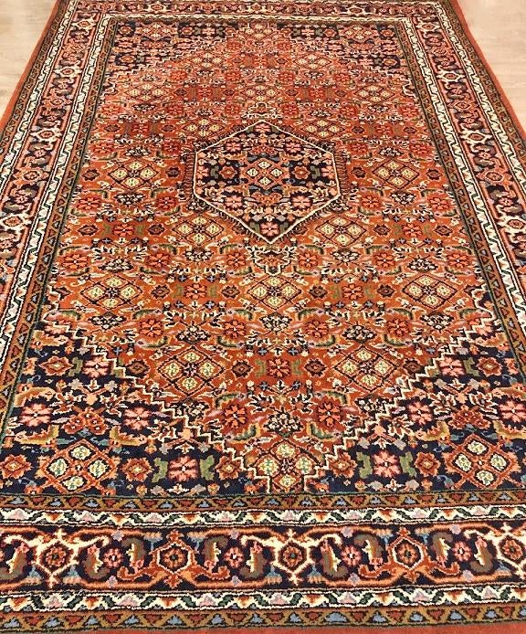 Perzisch tapijt handgeknoopt oosters vloerkleed wol 300x200, 200 cm of meer, Ophalen of Verzenden, Zo goed als nieuw, Groen