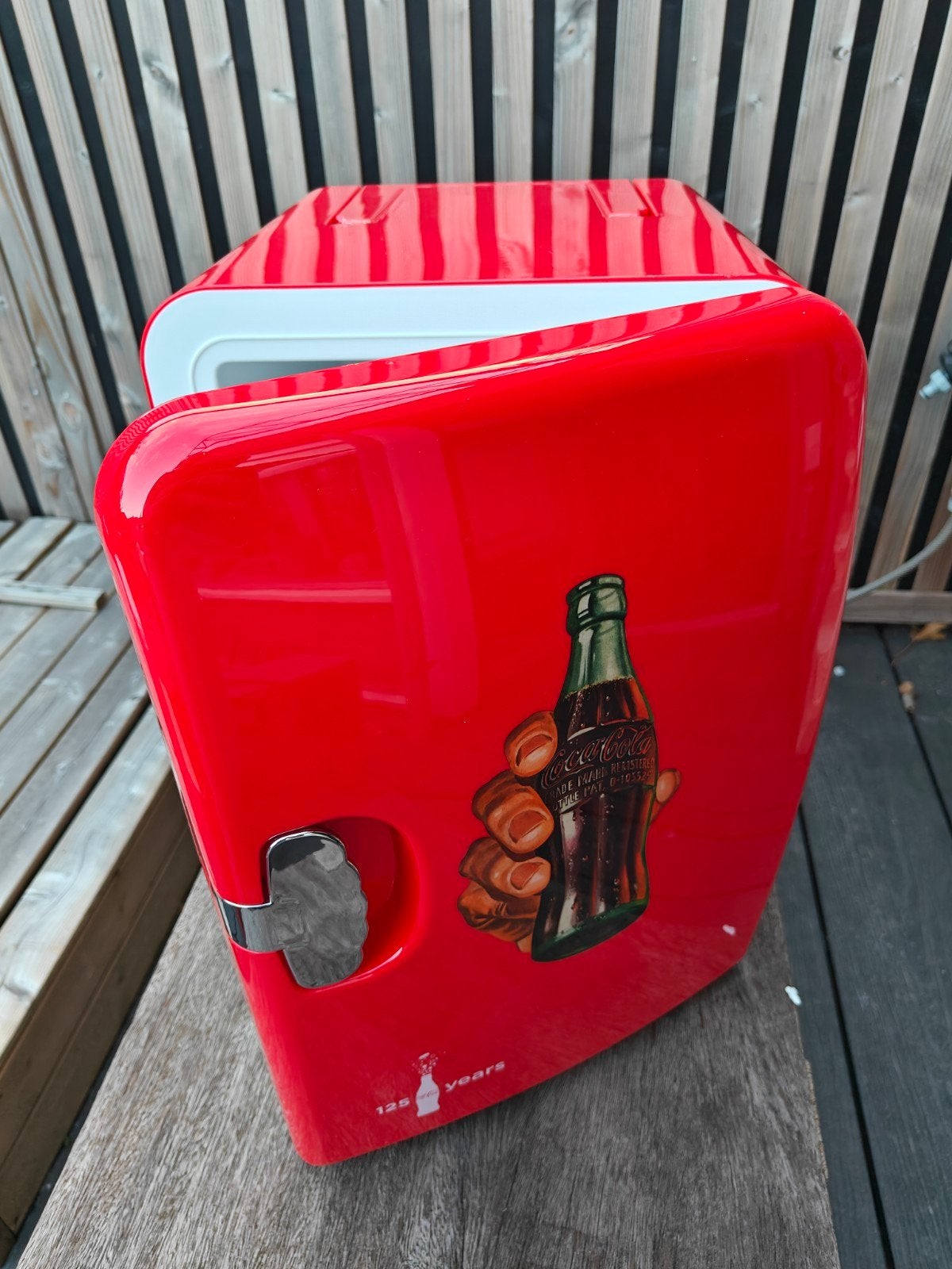 Coca-Cola 125th Anniversary Mini Koelkast, Ophalen, Zonder vriesvak, Nieuw, Minder dan 75 liter