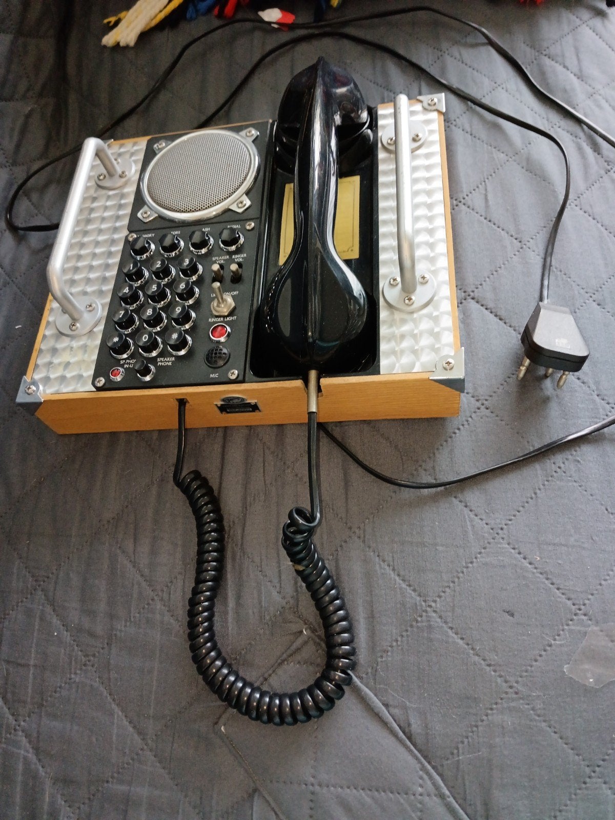 Ouderwetse telefoon., Ophalen, Gebruikt
