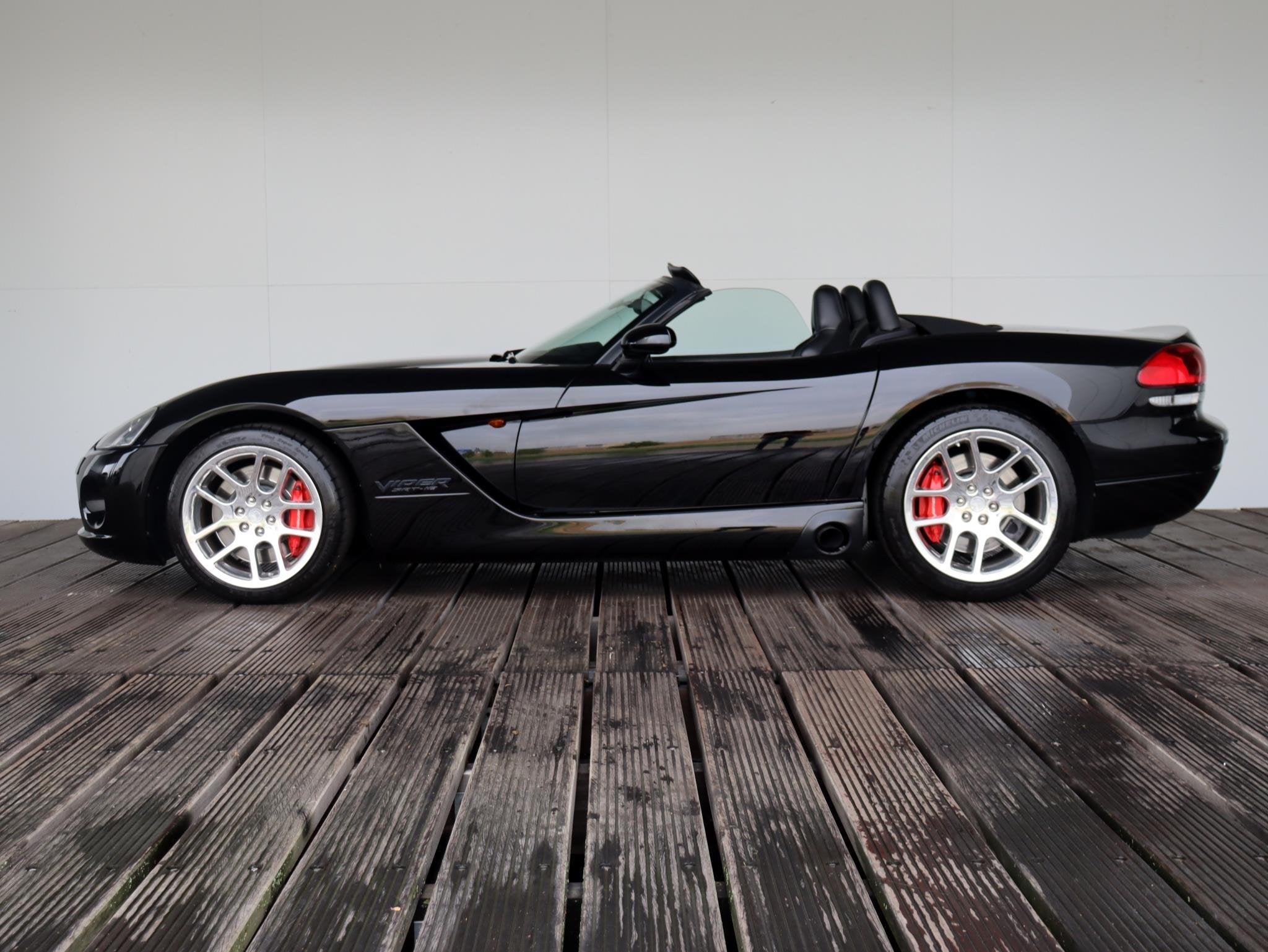 Dodge Viper srt-10 | Unieke auto | Airco | V10, Auto's, Zwart, Cabriolet, Zwart, Bedrijf