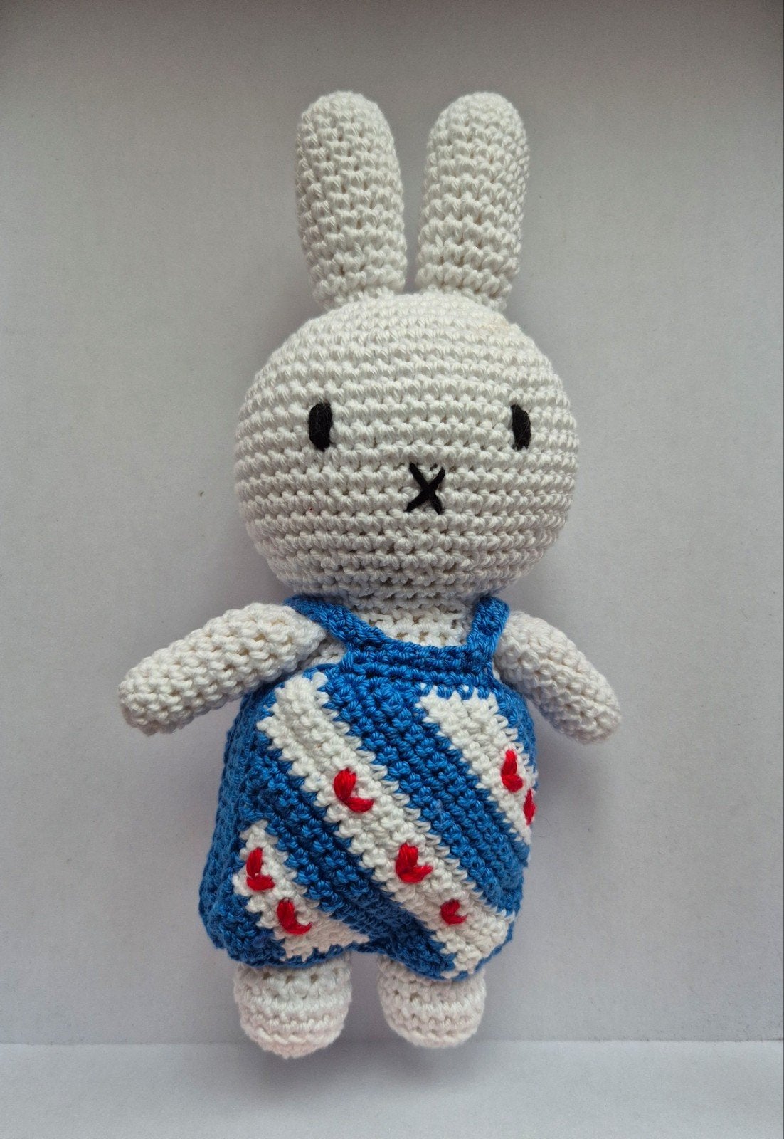 Nijntje met Friese vlag tuinpakje, Kinderen en Baby's, Handgemaakt, Nijntje, Ophalen of Verzenden, Wit