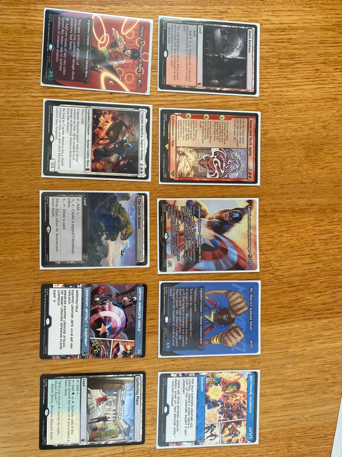 Mtg marvel cards., Ophalen of Verzenden, Zo goed als nieuw, Meerdere kaarten