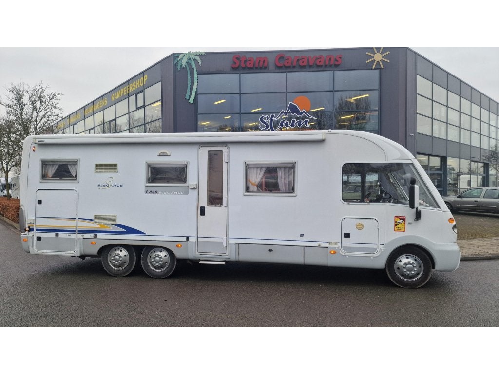 Bürstner Elegance i820 automaat alde verwar, Caravans en Kamperen, Buitenlamp, Fiat, Winterisolatie, Diesel