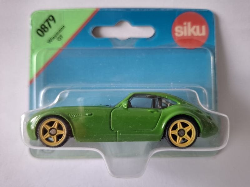Wiesmann GT MF4 groen met gele wielen BMW V8 Siku mint 3inch, Hobby en Vrije tijd, Modelauto's | Overige schalen, Ophalen of Verzenden