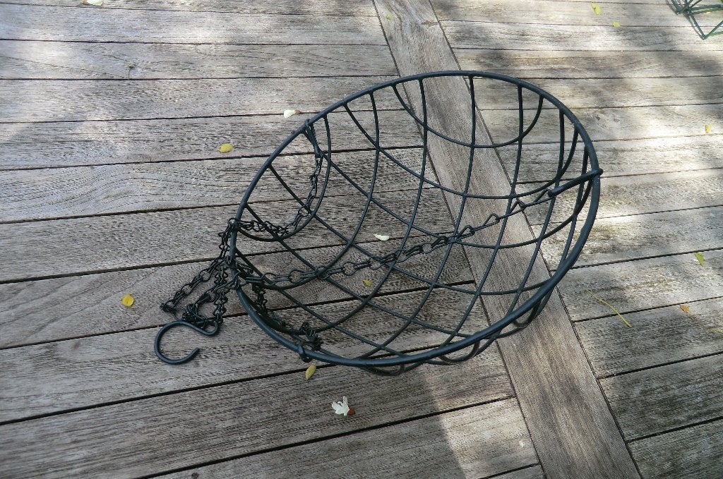 hanging basket / plantenhanger - donkergroen, Ophalen, Gebruikt, Minder dan 30 cm, Minder dan 60 cm