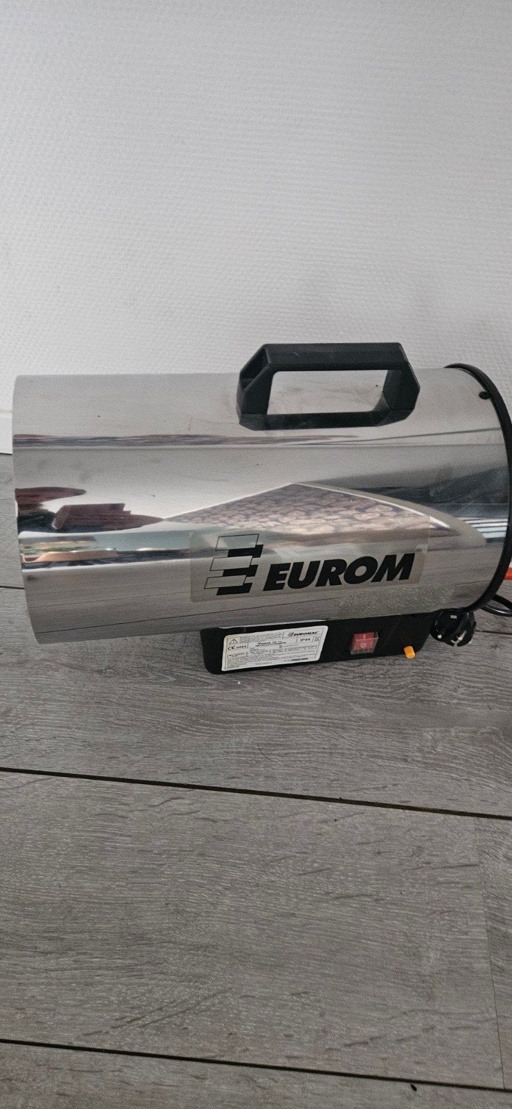 Eurom heteluchtkanon op gas, 30 tot 80 cm, Kachel, Ophalen of Verzenden, Zo goed als nieuw