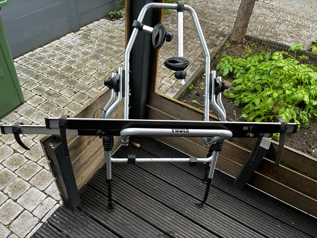 Thule Fietsendrager voor 2 fietsen - Gebruikt, Ophalen of Verzenden, 2 fietsen, Zo goed als nieuw, Trekhaakdrager
