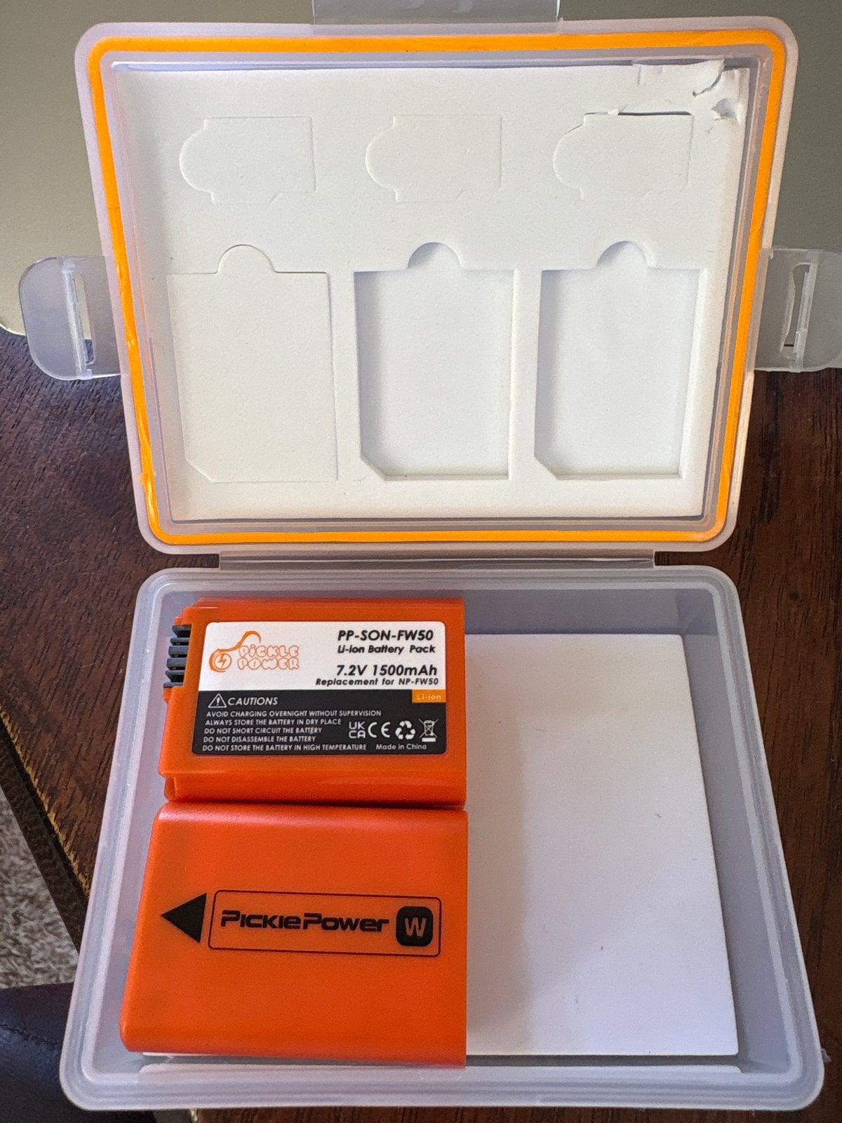 NIEUW Pickle Power NP-FW50 Li-ion Batterij 7.2V 1500mAh, Zo goed als nieuw, Overige merken, Sony, Accu