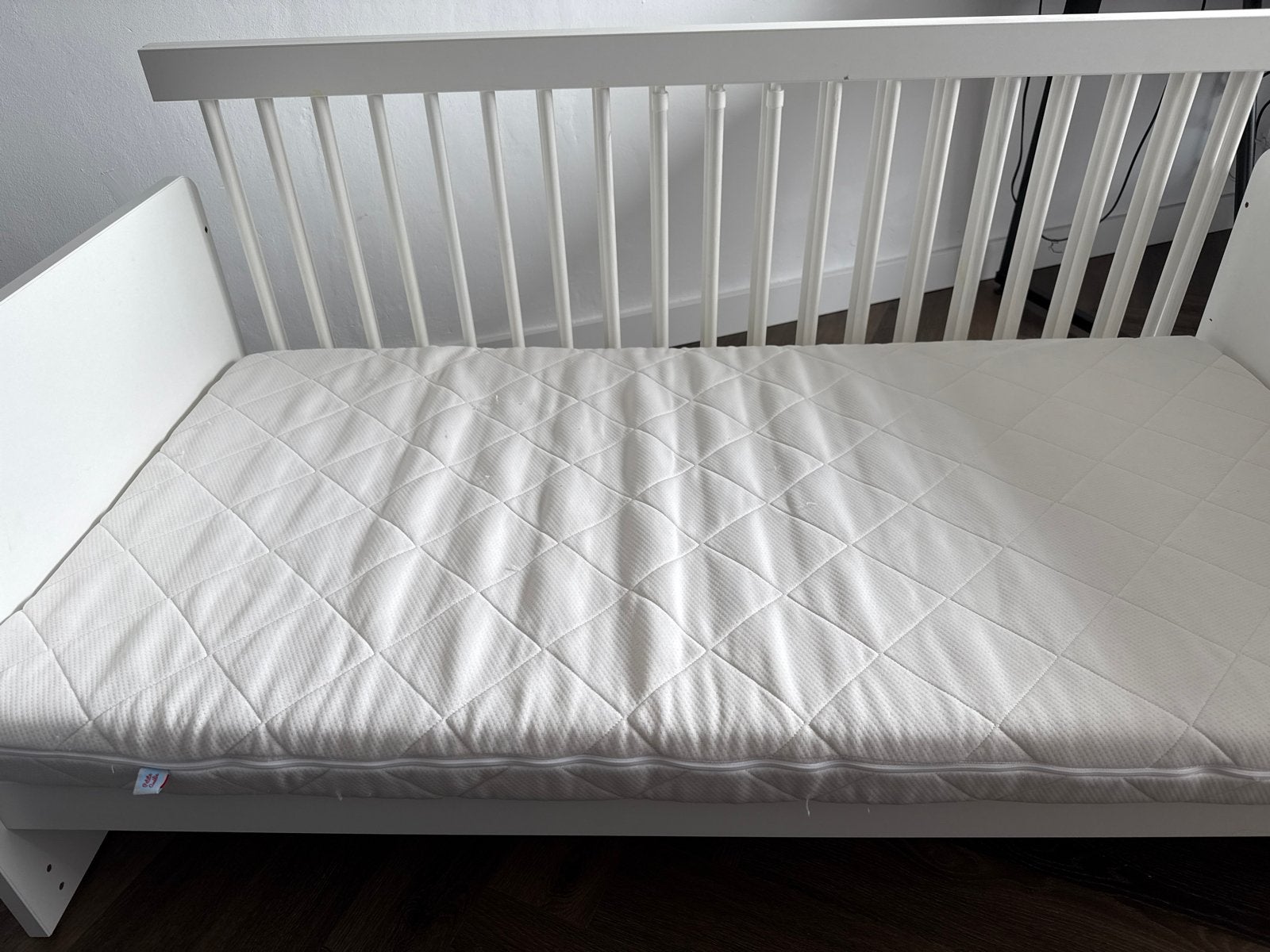 Wit ledikant met matras - Meble VOX Maxim, Ophalen, Gebruikt, Ledikant