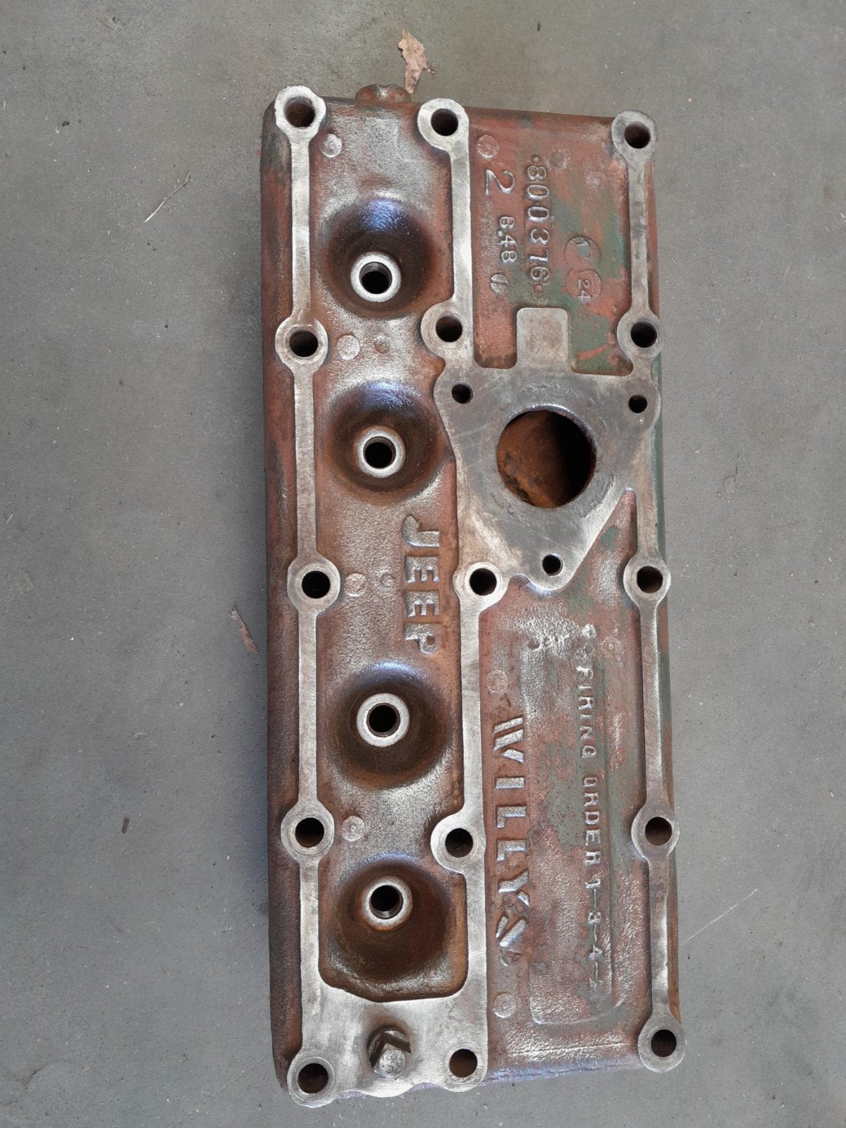 Willys cilinderkop - moet nog gevlakt worden, Ophalen of Verzenden, Gebruikt, Jeep