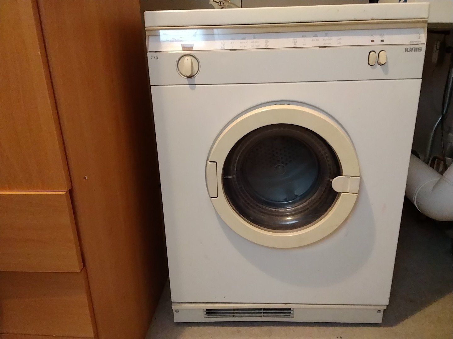 Ignis AWF 778/1 Luchtafvoer Wasdroger - Gebruikt, Ophalen, Gebruikt, Luchtafvoer, 4 tot 6 kg
