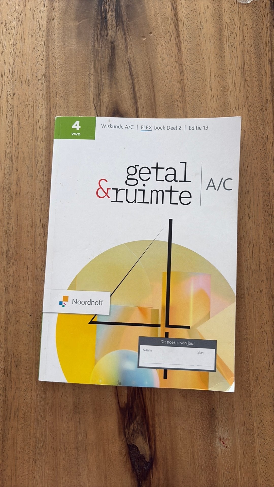Getal en ruimte 4 vwo wis a/c deel 2, Boeken, Schoolboeken, Ophalen of Verzenden, Zo goed als nieuw, VWO, Wiskunde A