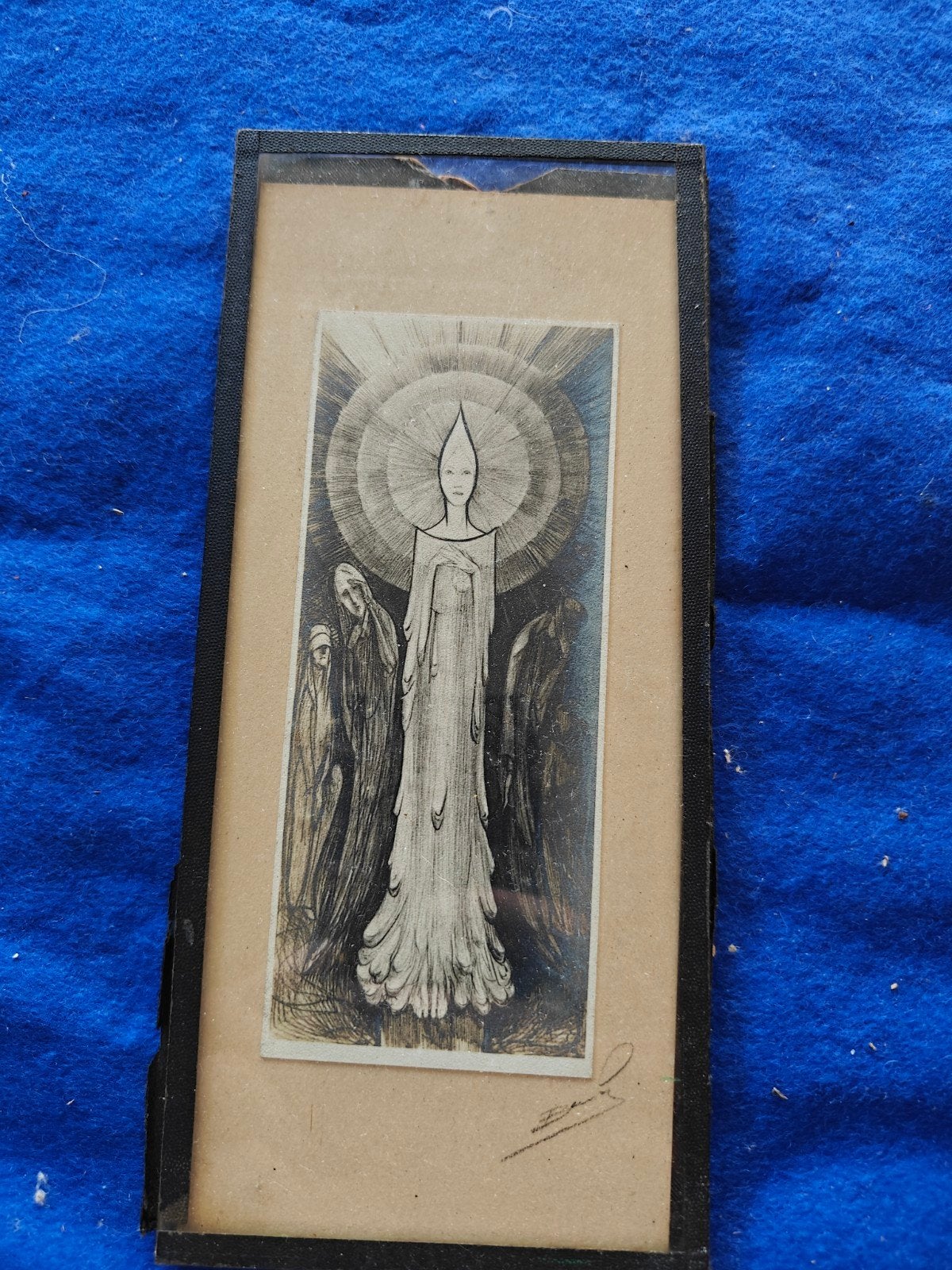 Jan Toorop Madonna met de engelen litho, Antiek en Kunst, Kunst | Litho's en Zeefdrukken, Ophalen