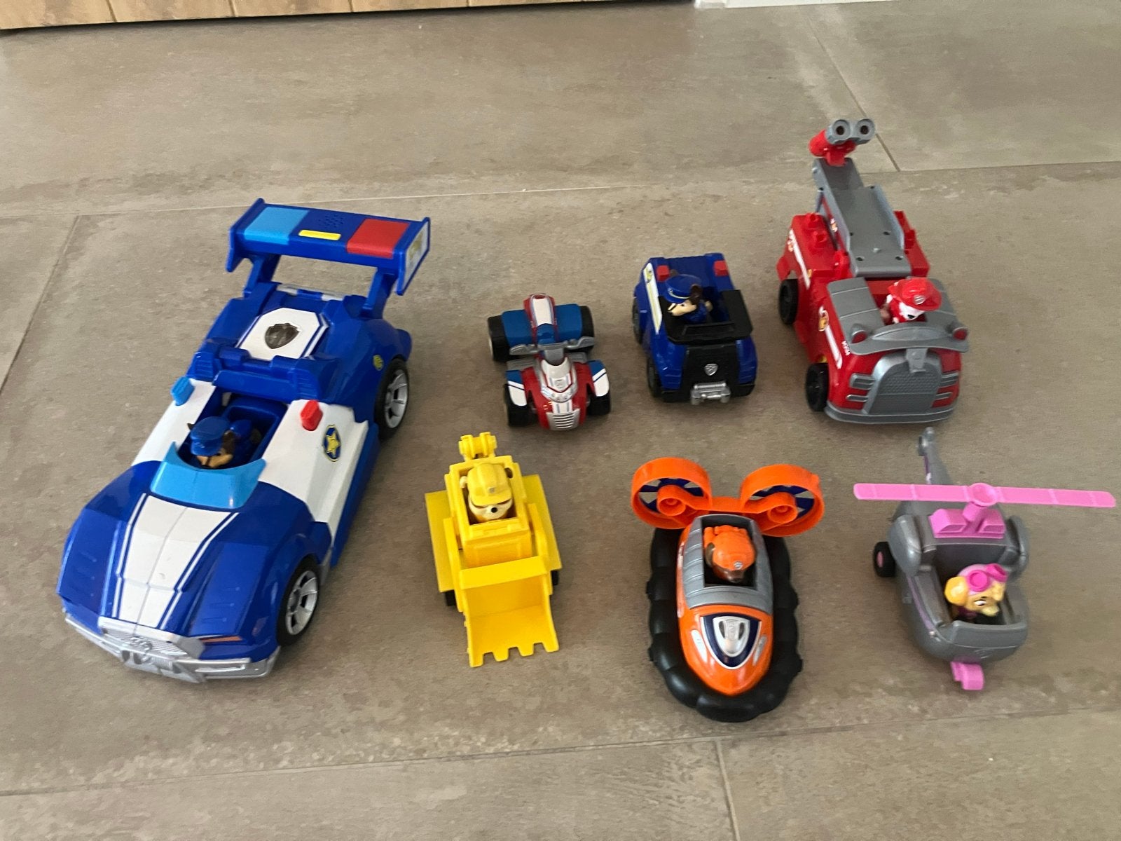 Paw Patrol Voertuigen en Figuren Set, Ophalen, Gebruikt