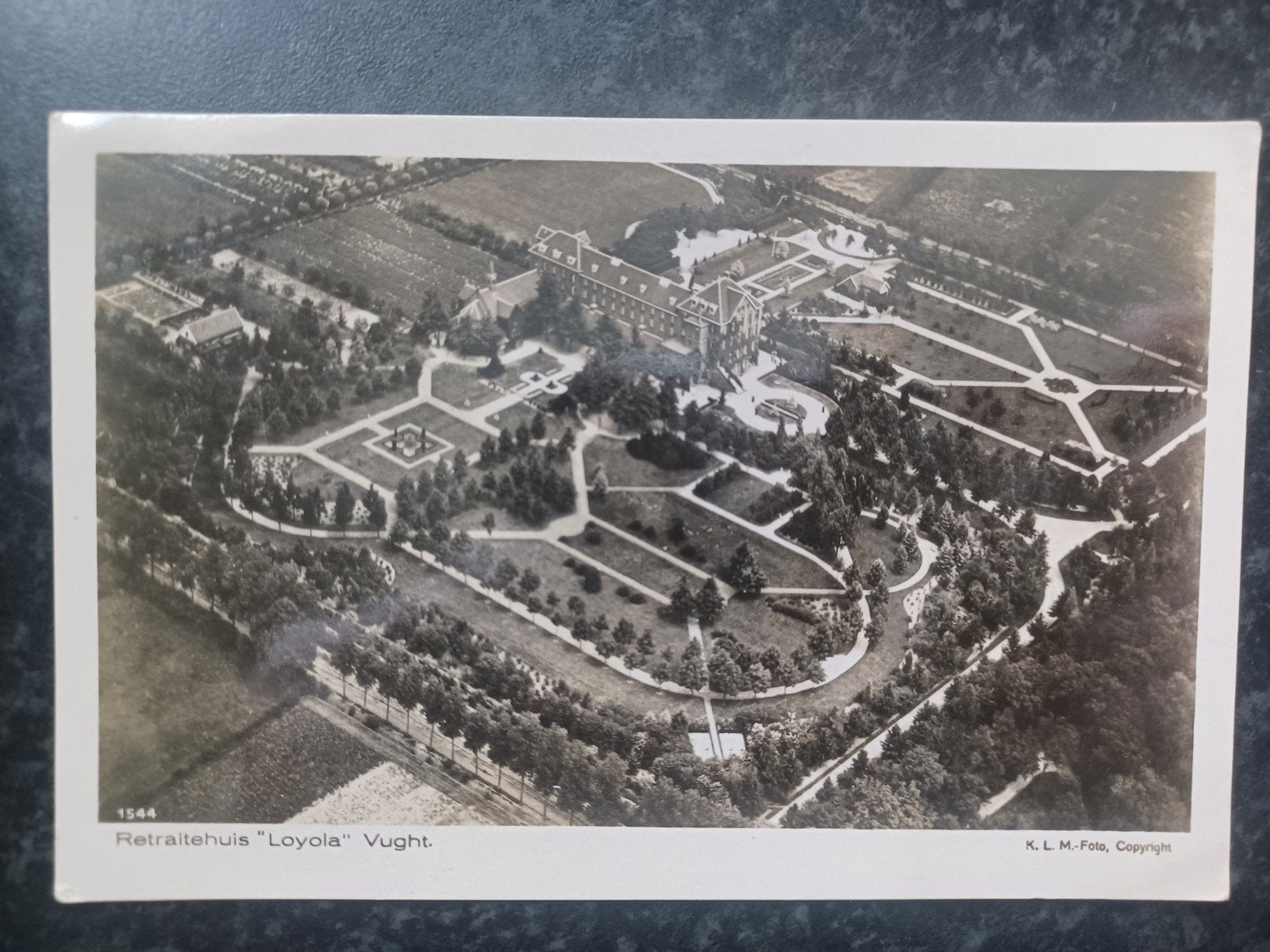 Vught Retraitehuis Loyola KLM Luchtopname 1930, Ophalen of Verzenden, 1920 tot 1940, Gelopen, Noord-Brabant