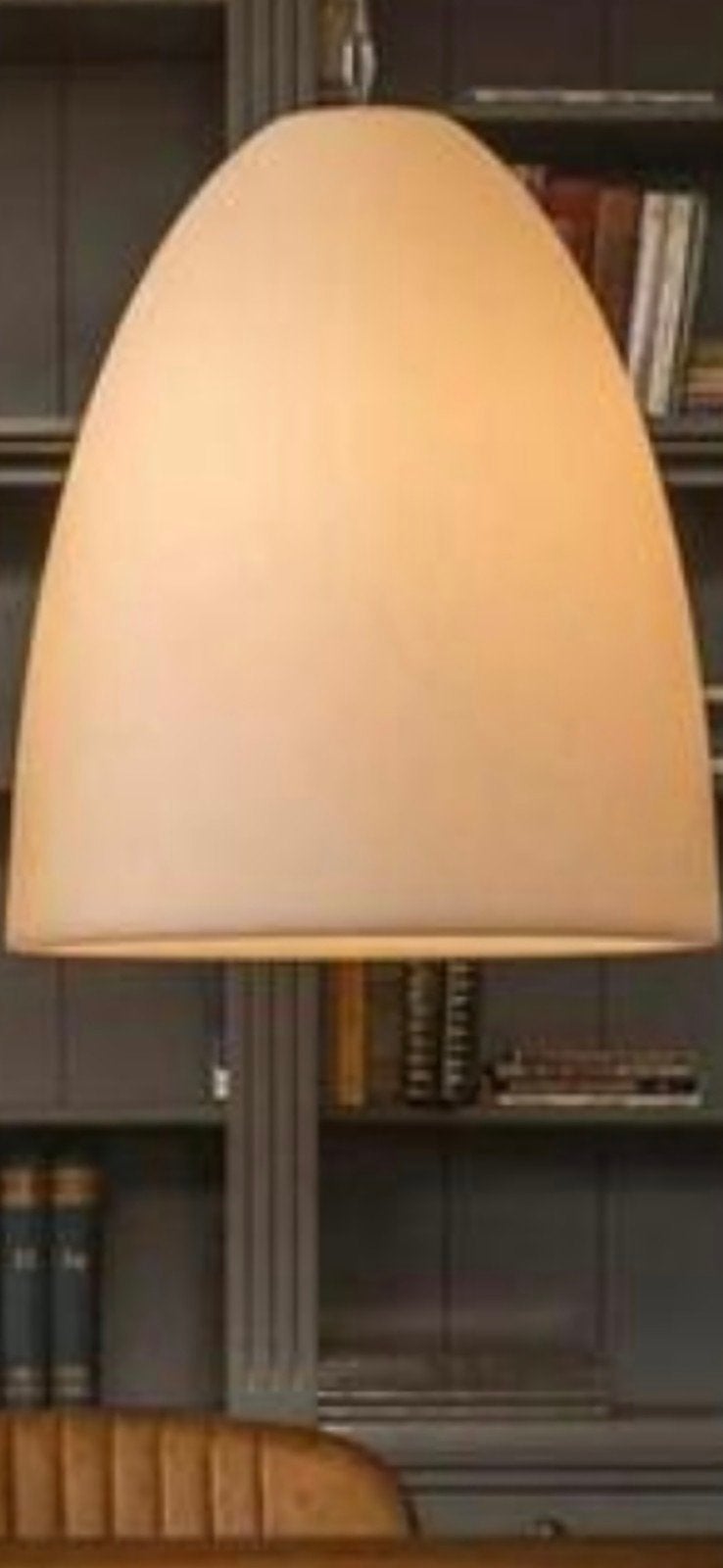 1x Formadri hanglamp bell dome kayra-calice 70 kunststof wit, Ophalen, Kunststof, E27 (groot), Zo goed als nieuw