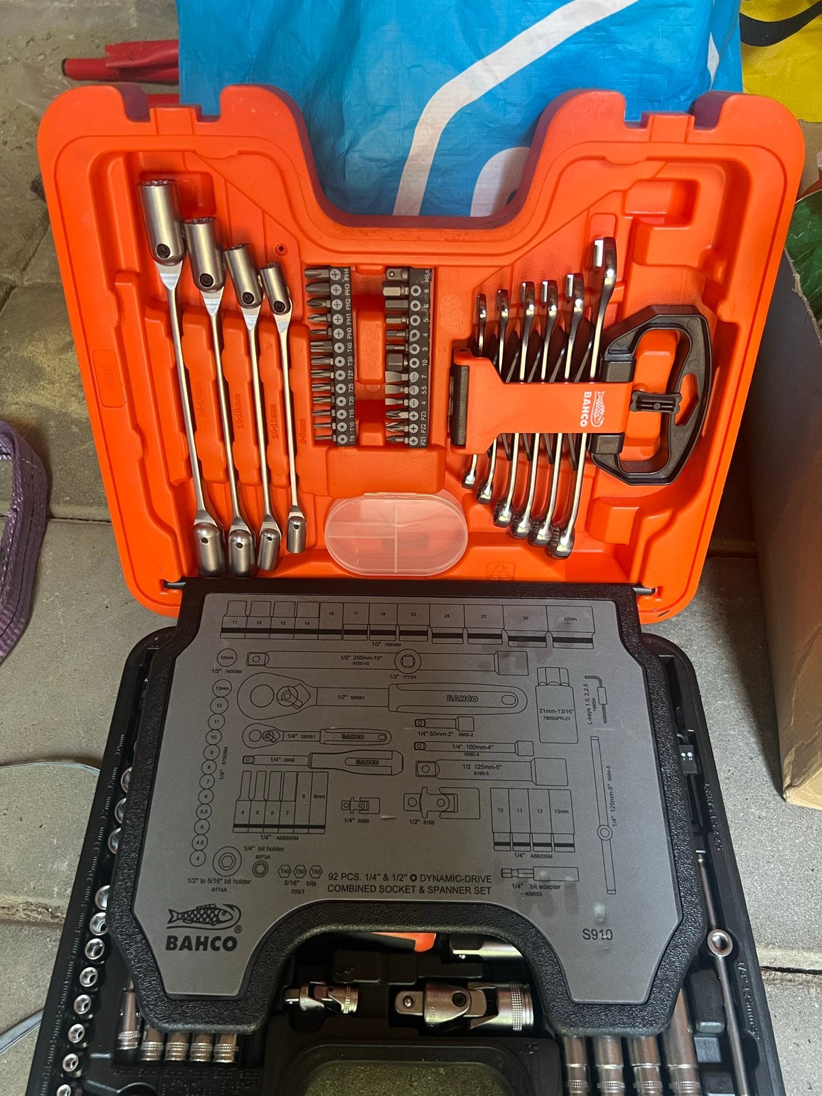 Bahco S910 Doppendoos 92-delig - Zo goed als nieuw, Ophalen of Verzenden, Zo goed als nieuw, Gereedschapsset, Overige merken