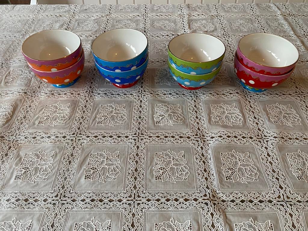 Oilily servies 8x schaaltje schaaltjes, Ophalen