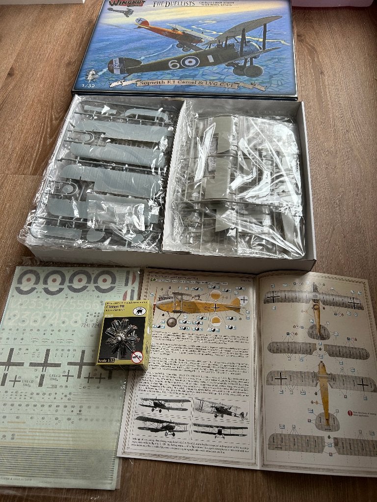 Wingnut Wings Sopwith Camel + LVG C.VI (1/32) + TAURUS MOTOR, Hobby en Vrije tijd, Modelbouw | Vliegtuigen en Helikopters, Nieuw