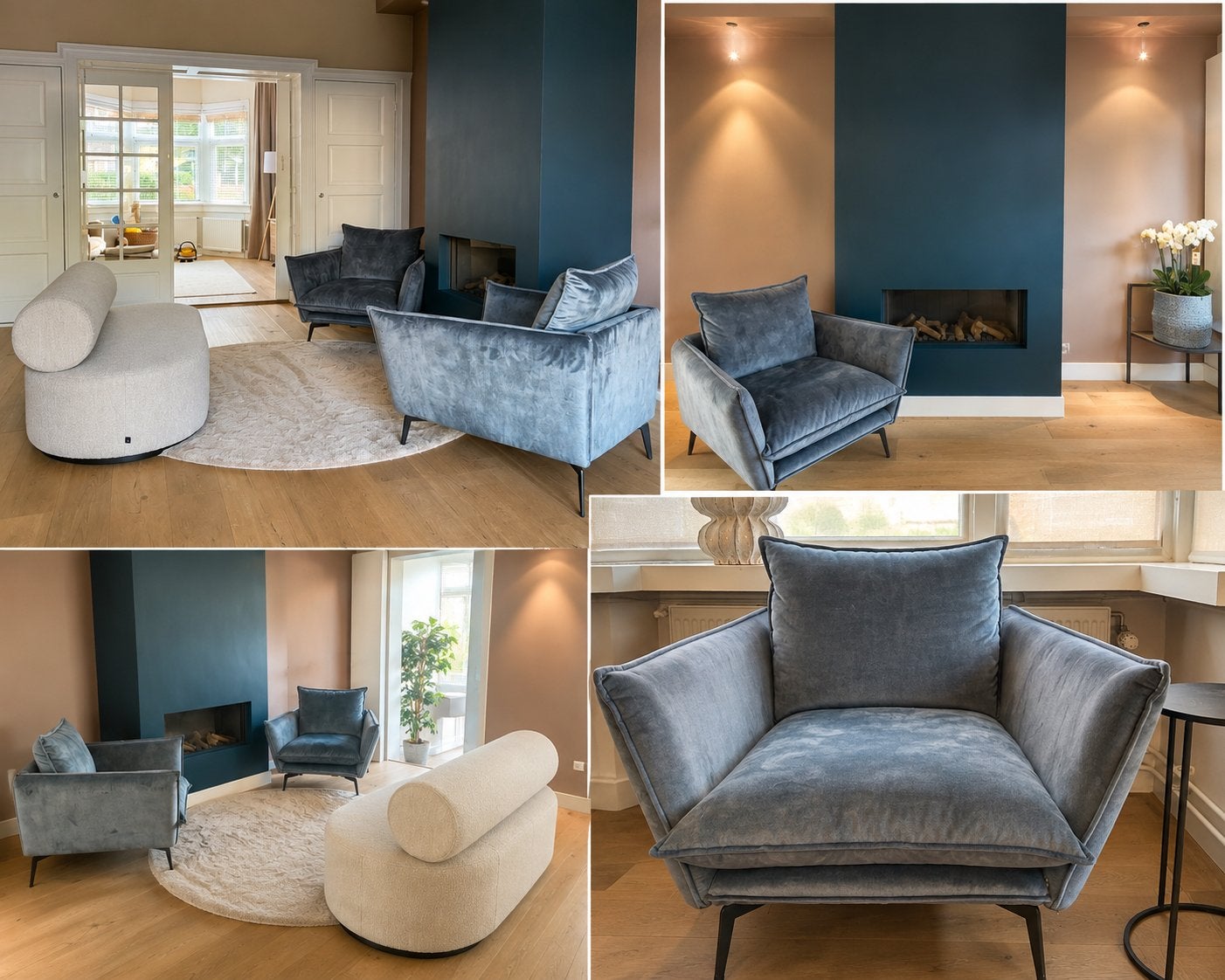 Loods 5 Niagara fauteuil - Comfortabel en stijlvol, Ophalen, Zo goed als nieuw, Stof, 75 tot 100 cm