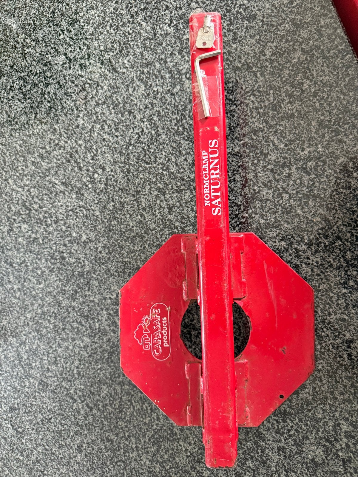Wielklem- Caravan/aanhanger beveiliging, Ophalen, Gebruikt
