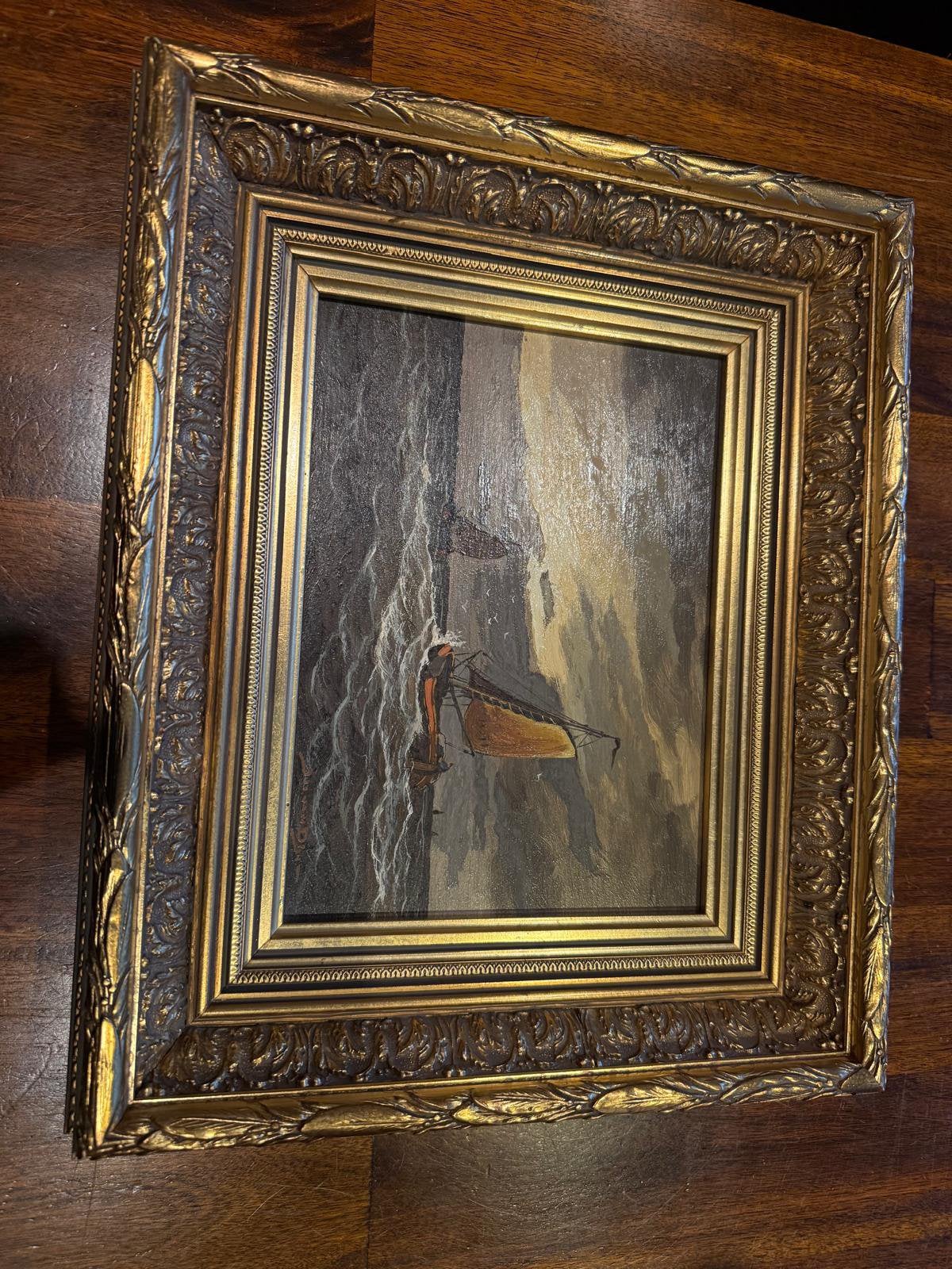 Gesignaleerd schilderij Jos van Dijk 1913-2000, Ophalen of Verzenden
