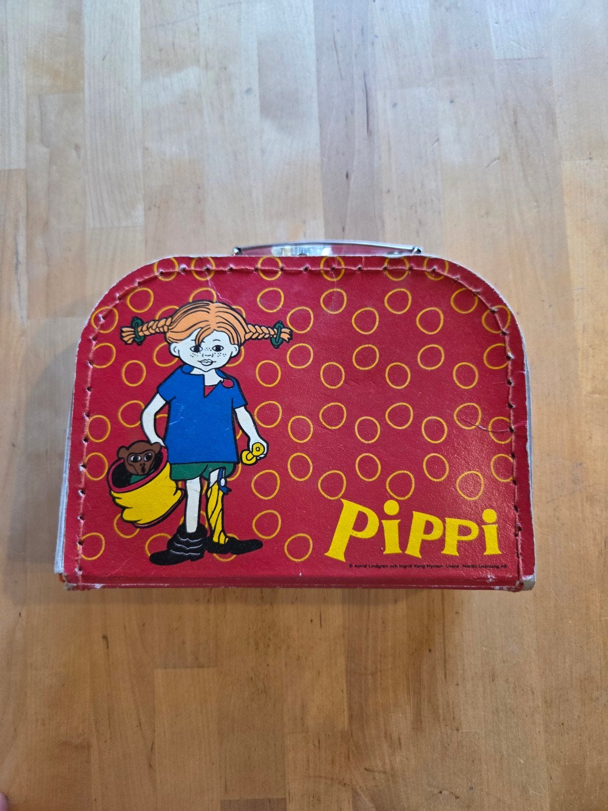 Vintage Pippi Langkous Koffer - Goede Staat, Verzenden, Gebruikt