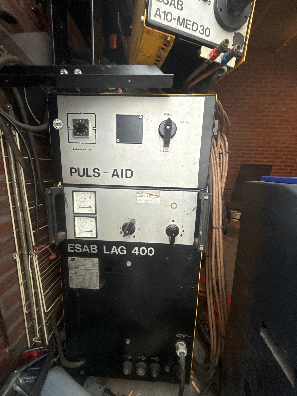ESAB LAG 400 lasapparaat met Puls-Aid, lees advertentie goed, Ophalen, Gebruikt, 250 ampère of meer, Overige typen