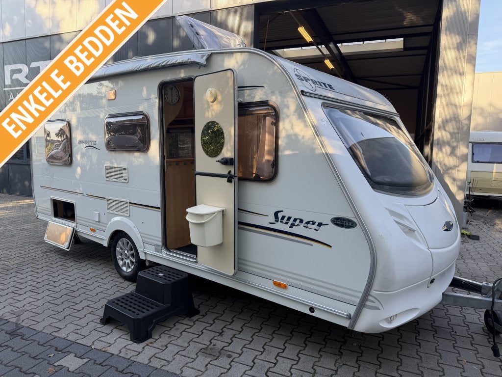 Sprite Super 490 SE ENKELE BEDDEN - MOVER - ZAKLUIFEL - TENT, Rondzit, Bedrijf, Sprite, Tot en met 4
