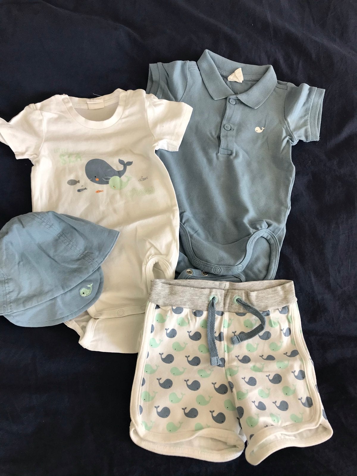 Zomerse kledingset 4-delig maat 68, Kinderen en Baby's, Babykleding | Maat 68, Ophalen of Verzenden, Zo goed als nieuw, Jongetje