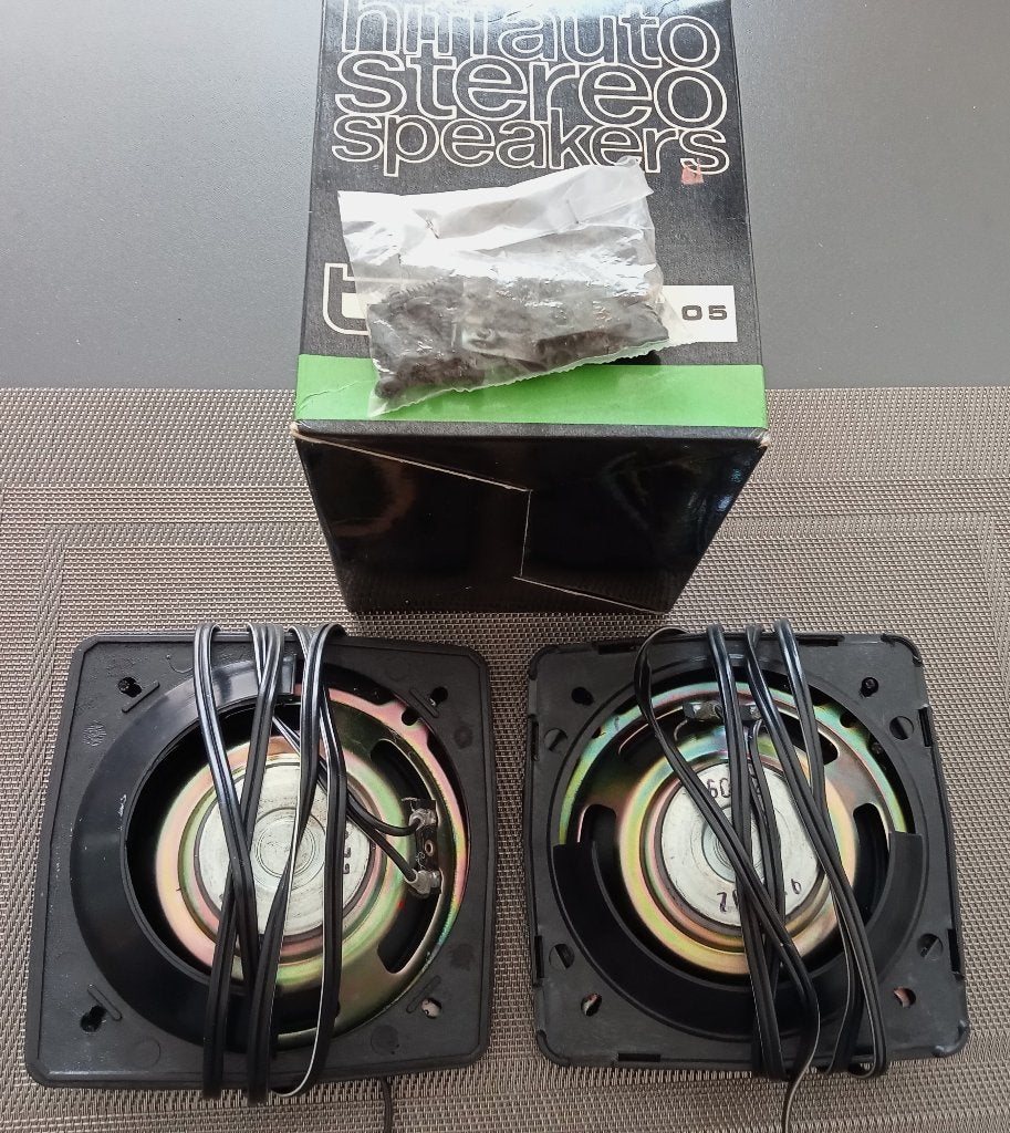 Luidspreker inbouw  / speakers / voor een oldtimer auto, Ophalen of Verzenden, Gebruikt